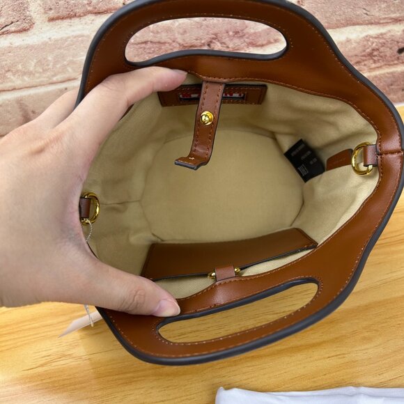 MARNI Tropicalia small Tote bag in brown Authentic - Picture 5 of 9